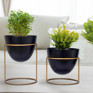 ecofynd 6 Inches Alle metal plant pot