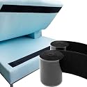 ECOHomes Heavy Duty Strips for Couch Cushions (4 Inch x 6.5 Feet, Black)