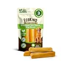 EcoKind Yak Cheese Himalayan Dog Chews, Yak Chews for Large Dogs, 3 Bones