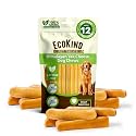 EcoKind Yak Cheese Himalayan Dog Chews, Yak Chews for Large Dogs, 12+ Bones