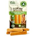 EcoKind Yak Cheese Himalayan Dog Chews, Yak Chews for Large Dogs, 4-5 Bones