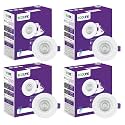 Ecolink 3-watt LED Spot Light | 2 inch Deep JB LED Spot Light for Home | Colour : Natural White, Pack of 4