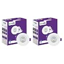 EcoLink 3-watt LED Spot Light | 2 inch Deep JB LED Spot Light for Home | Colour : Warm White, Pack of 2