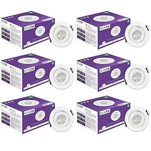ecolink 3w led tiltable spot light  spot light for display amp home decoration  cut out 63mm color cool day light pack of 6