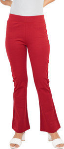 ecolove relaxed women red trousers