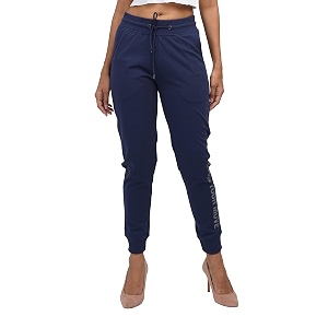 EcoLove Womens Solid Poly-Cotton Interlock Ankle Length