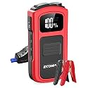 ECOMAX ECA80 Jump Starter, 1500A Peak 15000mAh Portable Car Jump Starter Battery Pack (7L Gas/5L Diesel) with USB/Type-C Quick Charging, LCD Display and LED Light