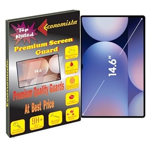 economista premium screen protector for samsung tablets - ultra-clear anti-scratch bubble-free - compatible with galaxy s10 s8 s9 146 inch pack of 1 not a glass