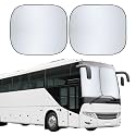 EcoNour 2-Piece Foldable RV Windshield Sun Shade, UV & Heat Protection
