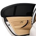 EcoNour Back Window Sun Shade for Small Car 2 Pack Protection from UV Rays
