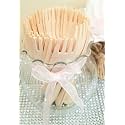Eco-Friendly, Biodegradable Cutlery, Chemical Free Disposable Wooden(Birch) Fork Pack of 150 - for Birthday Parties, Weddings and campings