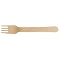 Eco-Friendly, Biodegradable Cutlery, Chemical Free Disposable Wooden(Birch) Fork Pack of 200 - for Birthday Parties, Weddings and campings