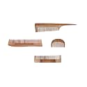 Handmade Natural Pure Healthy Neem Wooden Comb Wide Tooth for Hair Growth,Anti-Dandruff Comb For Women And Men - PACK OF 4