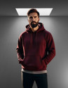 EcoRunner Solid Hooded Neck Casual Men Maroon Sweater