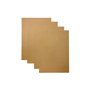 ecosarras kraft paper sheets 120 gsm letter sized brown stationery paper for arts crafts and office use invitation postcard letter 100 sheets