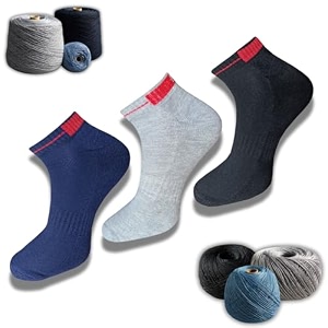 men39s cotton heel and toe low cut flat knit sportswear socks pack of 3
