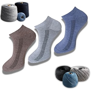men39s cotton heel and toe low cut flat knit sportswear socks pack of 3