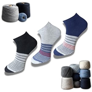 men39s cotton heel and toe low cut flat knit sportswear socks pack of 3