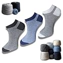 Men's Cotton Heel And Toe Low Cut Flat Knit Sportswear Socks (Pack of 3)