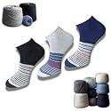 Men's Cotton Heel And Toe Low Cut Flat Knit Sportswear Socks (Pack of 3)