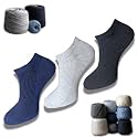 Men's Cotton Heel And Toe Low Cut Flat Knit Sportswear Socks (Pack of 3)