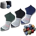 Men's Cotton Heel And Toe Low Cut Flat Knit Sportswear Socks (Pack of 3)