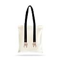 Fashionable Design Tote Bags Women Shoulder Bag-Printed Silhoutte Cotton Bag-Zipper-Ecofriendly Travel Bag-Pack of 1