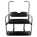 ECOTRIC Flip Back Seat Kit Compatible with 1995-Up EZGO TXT Golf Cart