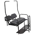 ECOTRIC Flip Seat Kit W/Grab Bar Compatible with 82-00 5 Club Car DS Golf