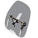 ECOTRIC Universal Tinted Windshield 18"x16" Compatible with Honda Harley