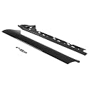 ECOTRIC Windshield A-Pillar Molding Trim Compatible with 2011-2019 Ford Explorer Replace for BB5Z7803144AA BB5Z-7803136-AA BB5Z7803136BA BB5Z-7803144-AA Window Trim Panel Passenger Side Outer&Inner