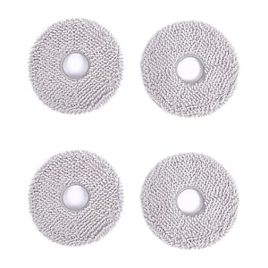 ecovacs original reusable mopping pads pack of 4 for deebot x1 omni amp t20 pro omni washable microfiber cloth cleaning pads floor wipes hard floor spares not compatible to any other model