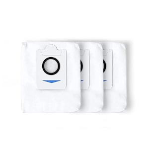 ecovacs original accessory dust bag pack of 3 for deebot x1 omni amp t20 omni  high-capacity 25l replacement bags not compatible with other models