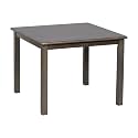 ECR4Kids 30in Square Hardwood Table with 22in Legs, Kids Furniture, Grey Wash