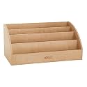 ECR4Kids 4-Shelf Toddler Book Display, Wooden Bookshelf, 30in W, Natural
