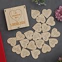 eCraftIndia Brown Wooden 20 Reasons Why I Need You Printed on Little Hearts Valentine Gift Box| Valentine Gift for Girlfriend Boyfriend Husband Wife| Valentine Day Gift|Valentine Day Decoration Items