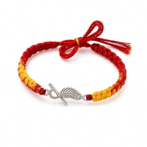 ecraftindia flute peacock feather designer 925 sterling silver rakhi for brother with roli chawal pack  raksha bandhan rakhi for bhai bhaiya