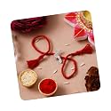 eCraftIndia Peacock Designer 925 Sterling Silver Rakhi for Brother with Roli Chawal Pack