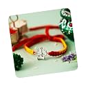 eCraftIndia Lord Shiva Trishul Damru 925 Sterling Silver Rakhi for Brother with Roli Chawal Pack