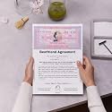eCraftIndia Friendship Contract Agreement - Best Friend Agreement Gift for Friendship Day - Best Friend Friendship Agreement for Friends