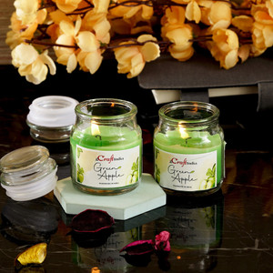 ecraftindia jar - greenapple candle