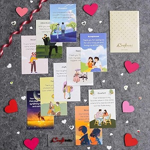 ecraftindia set of 10 messages greeting cards for boyfriend  valentine gift for boyfriend  gift cards  greeting cards for valentine39s day  valentine cards