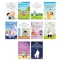 eCraftIndia Set of 10 Messages Greeting Cards for Grand Father | Gift Cards for Father's Day
