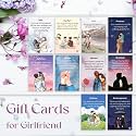 eCraftIndia Set of 10 Messages Greeting Cards for Girlfriend | Valentine Gift for Girlfriend | Gift Cards | Greeting Cards for Valentine's Day | Valentine Cards
