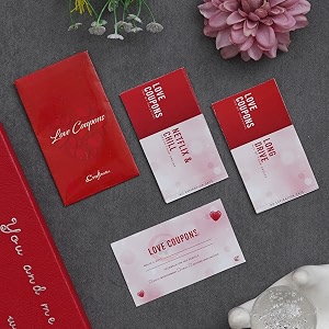 ecraftindia set of 12 love coupons greeting card for valentines day valentine gift for girlfriend boyfriend husband wife her him  valentines day gift  valentine day decoration items