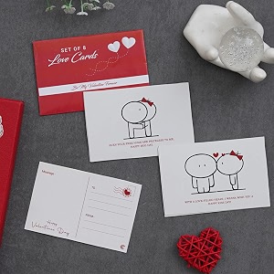 ecraftindia valentine gift for girlfriend boyfriend golden red rose showpiece set of 8 be my valentine forever love valentine cards valentine day gift for husband wife valentine day decoration item
