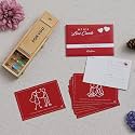 eCraftIndia Valentine Gift for Girlfriend Boyfriend| Set of 8 Love Valentine Cards, For You Wishing Message Bottles Gift Box| Valentine Day Gift for Husband Wife Her Him| Valentine Day Decoration Item
