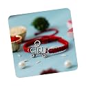 eCraftIndia Veera 925 Sterling Silver Rakhi for Brother with Roli Chawal Pack