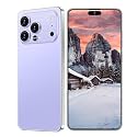 Ecshock 17PM Unlocked Phone | Cell Phone Android 15.0 | 16+512GB Smartphone| 6.99" HD Display | Long Battery Life 7000mAh | 68+108MP Zoom Camera| Fingerprint Lock | with Dual SIM (Pale Purple)