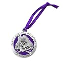 ECU Ornament Non-Dated | Hand-Sculpted Christmas Tree Ornament | Intricately Crafted Metal Pewter Alma Mater Inlay